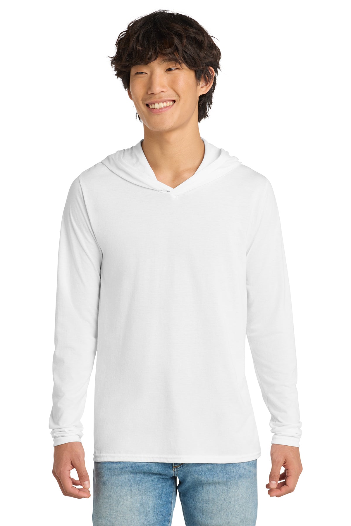 DM139 - District Perfect Tri Long Sleeve Hoodie