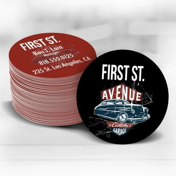 Circle Business Cards - Phoenix Signs & Graphics