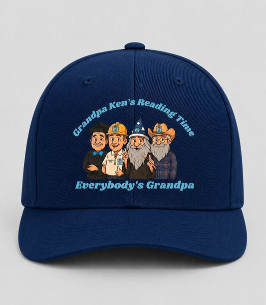 Grandpa Ken's Official Reading Time Hat - Phoenix Signs & Apparel