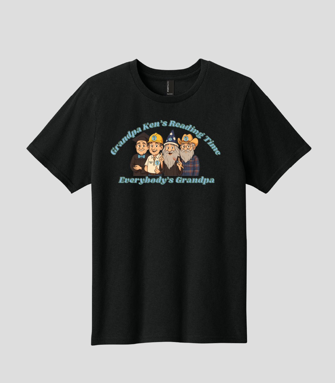 Grandpa Ken's Official Reading Time T-Shirt Kiddo Sizes - Phoenix Signs & Apparel