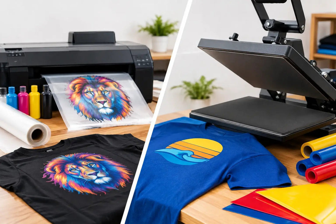 DTF Transfers Versus Heatpress Vinyl Compared - Phoenix Signs & Apparel