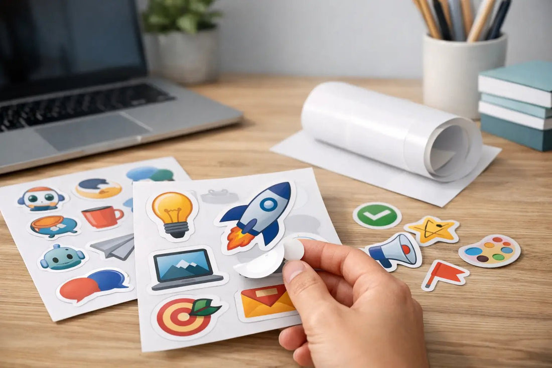 How to Create Custom Sticker Sheets That Get Used - Phoenix Signs & Apparel