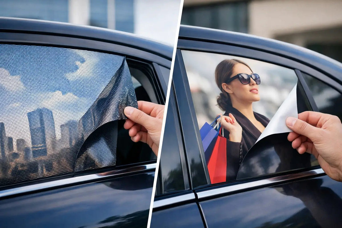 Perforated Vinyl Versus Window Decals Compared - Phoenix Signs & Apparel