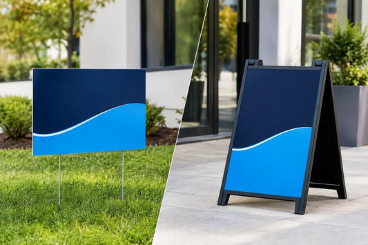 Yard Signs Versus A Frames: Which Works Best? - Phoenix Signs & Apparel