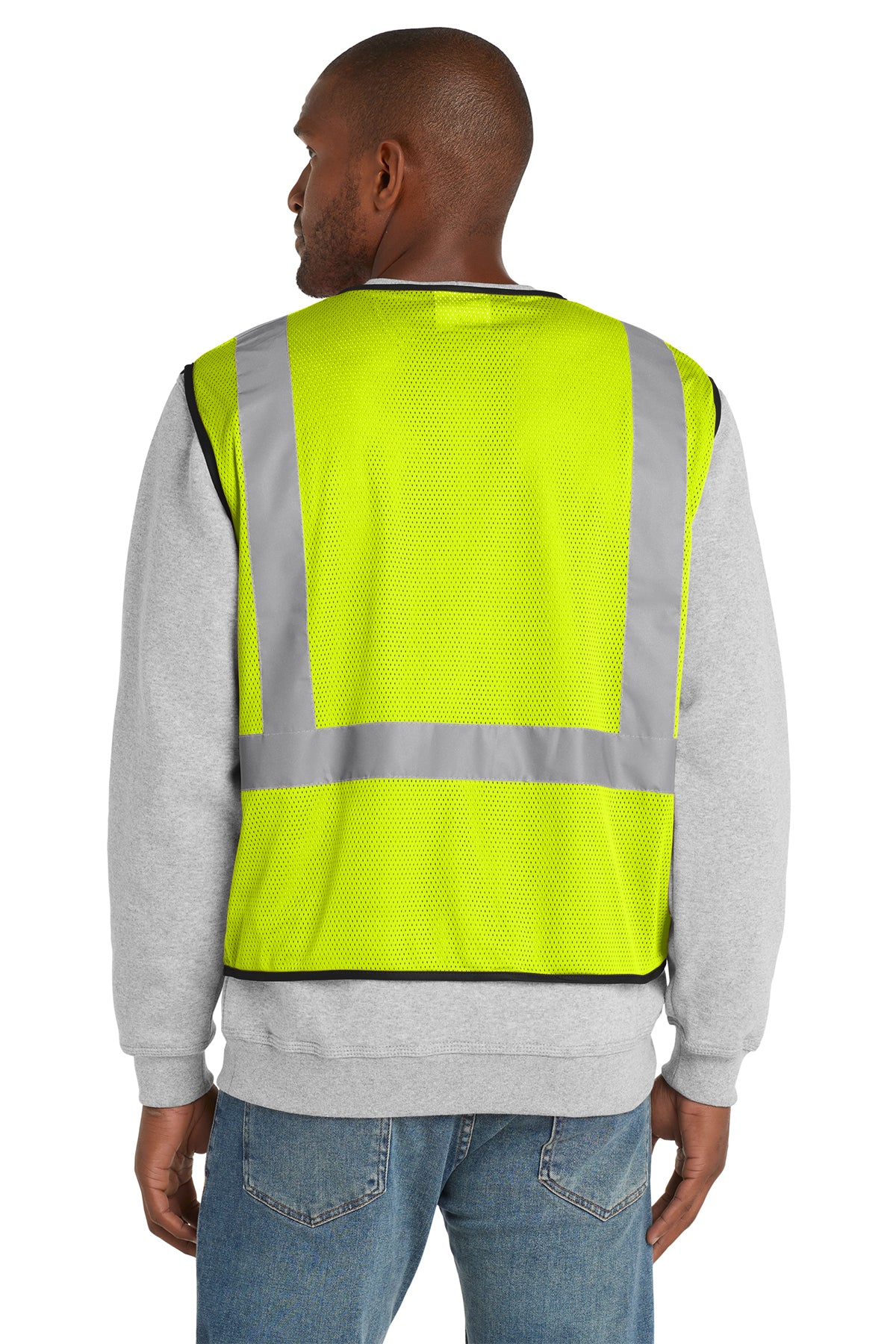 CSV100 CornerStone ANSI 107 Class 2 Economy Mesh One-Pocket Vest