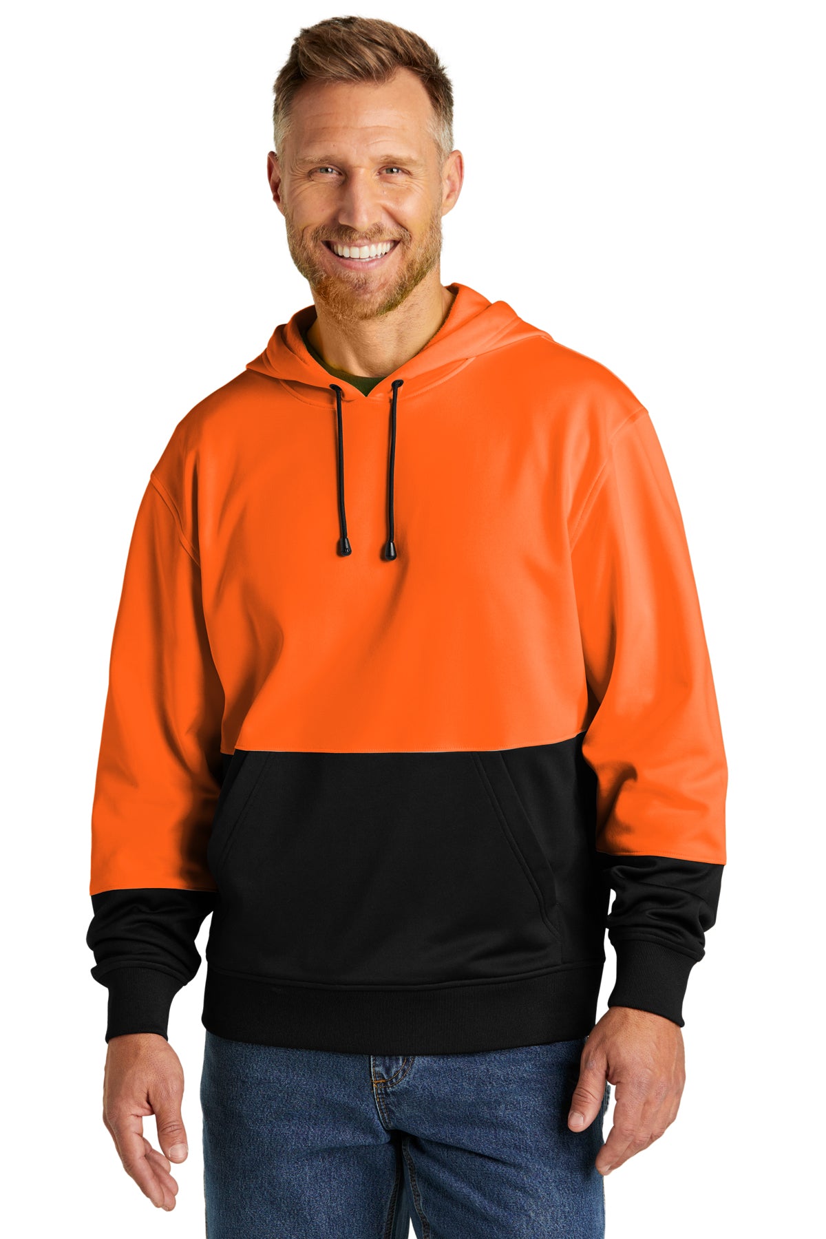 CSF01 CornerStone Enhanced Visibility Fleece Pullover Hoodie
