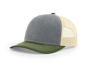 Heather Grey / Birch / Army Olive