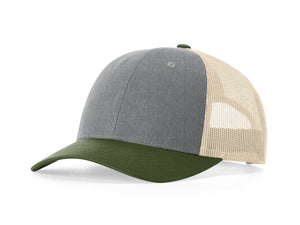 Heather Grey / Army Olive