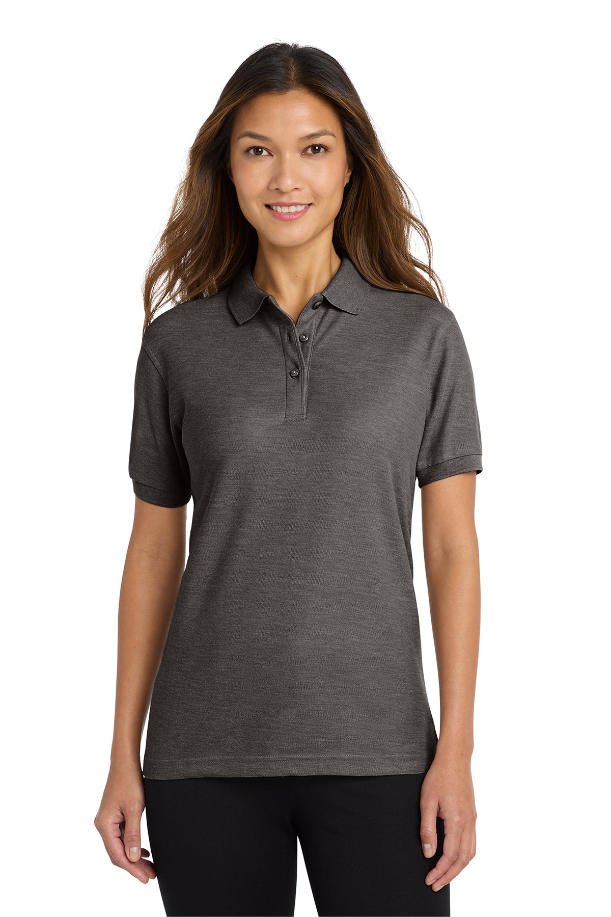 L500  Port Authority® Women's Silk Touch™ Polo