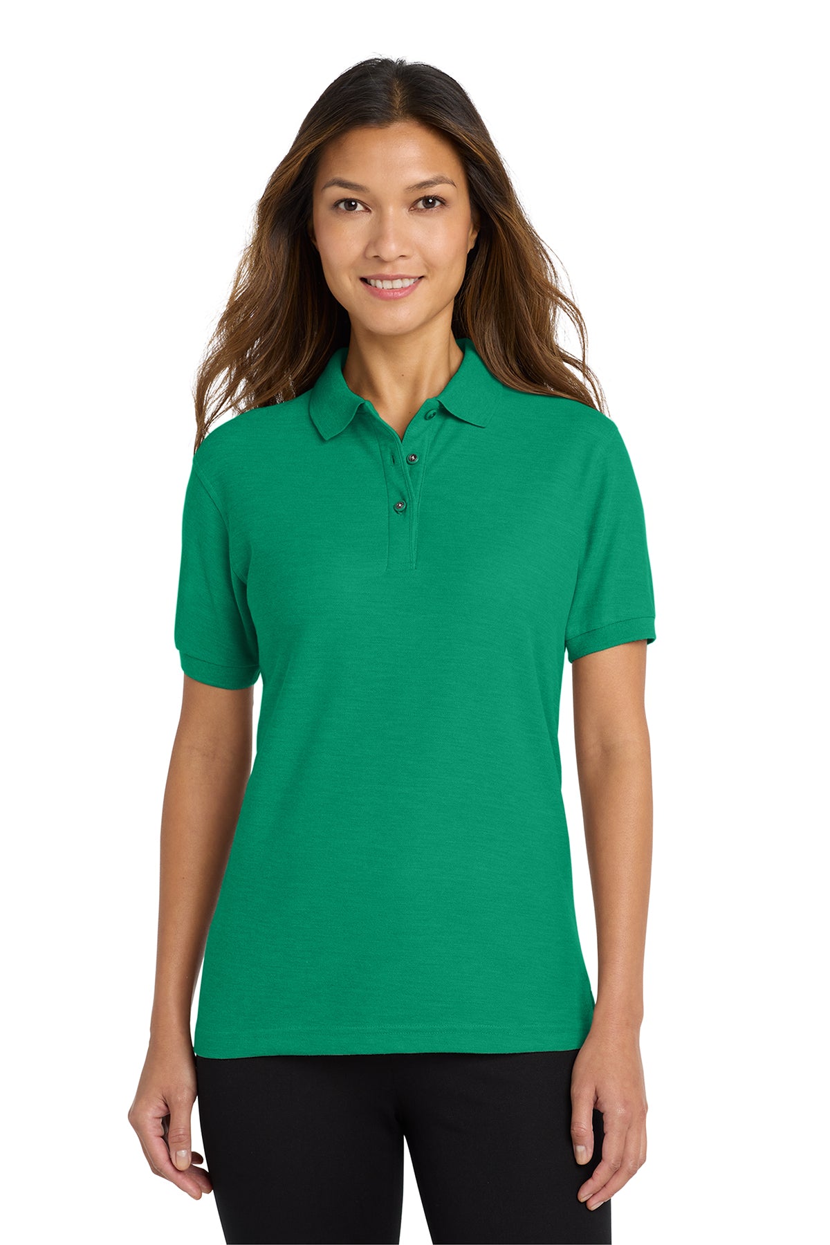 L500  Port Authority® Women's Silk Touch™ Polo