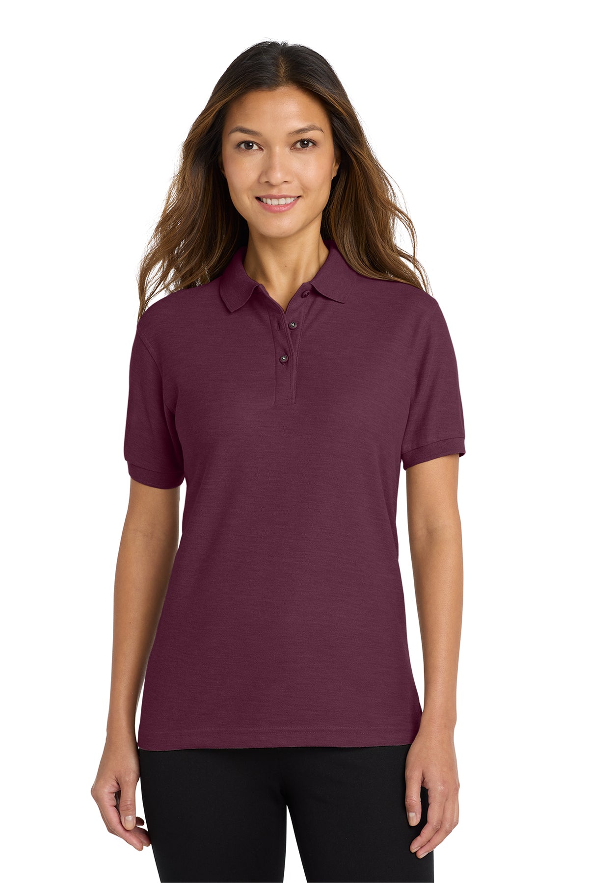 L500  Port Authority® Women's Silk Touch™ Polo