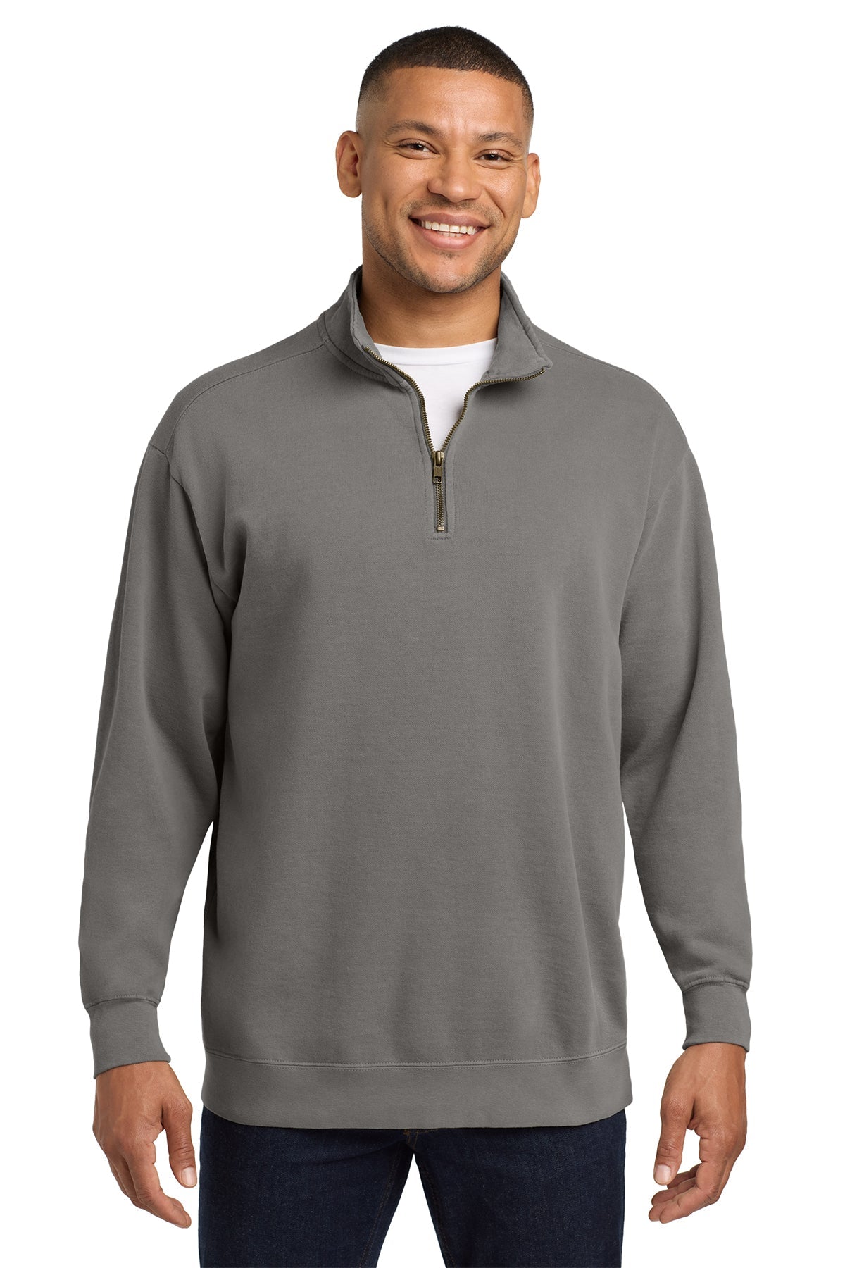 1580 - Comfort Colors Ring Spun 1/4-Zip Sweatshirt - Phoenix Signs & Graphics