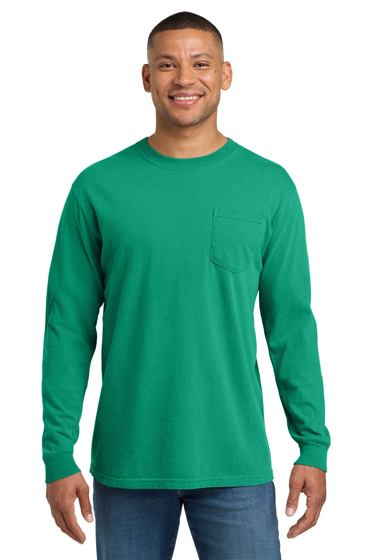 4410 - Comfort Colors Heavyweight Ring Spun Long Sleeve Pocket - Phoenix Signs & Graphics