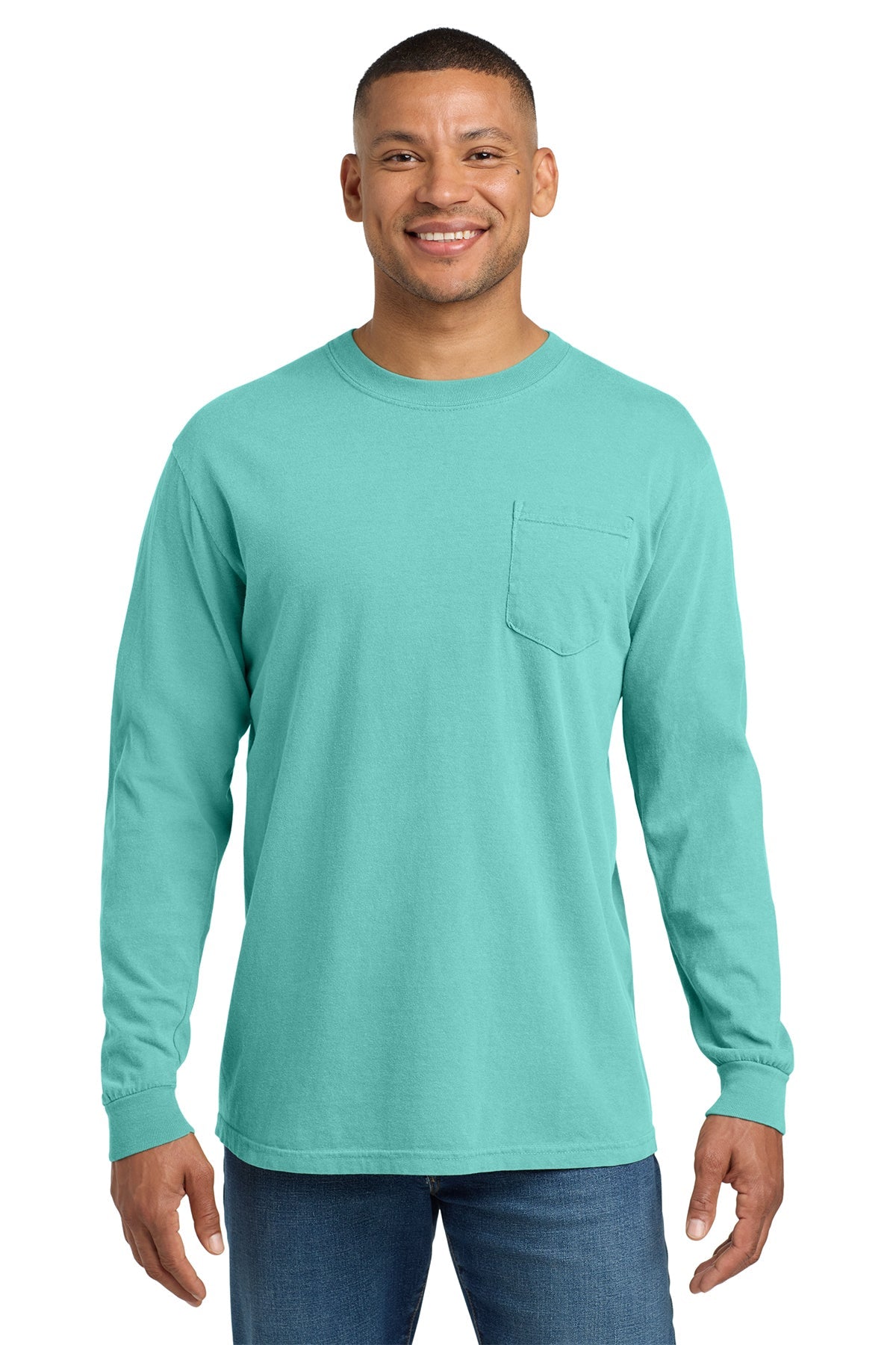 4410 - Comfort Colors Heavyweight Ring Spun Long Sleeve Pocket - Phoenix Signs & Graphics