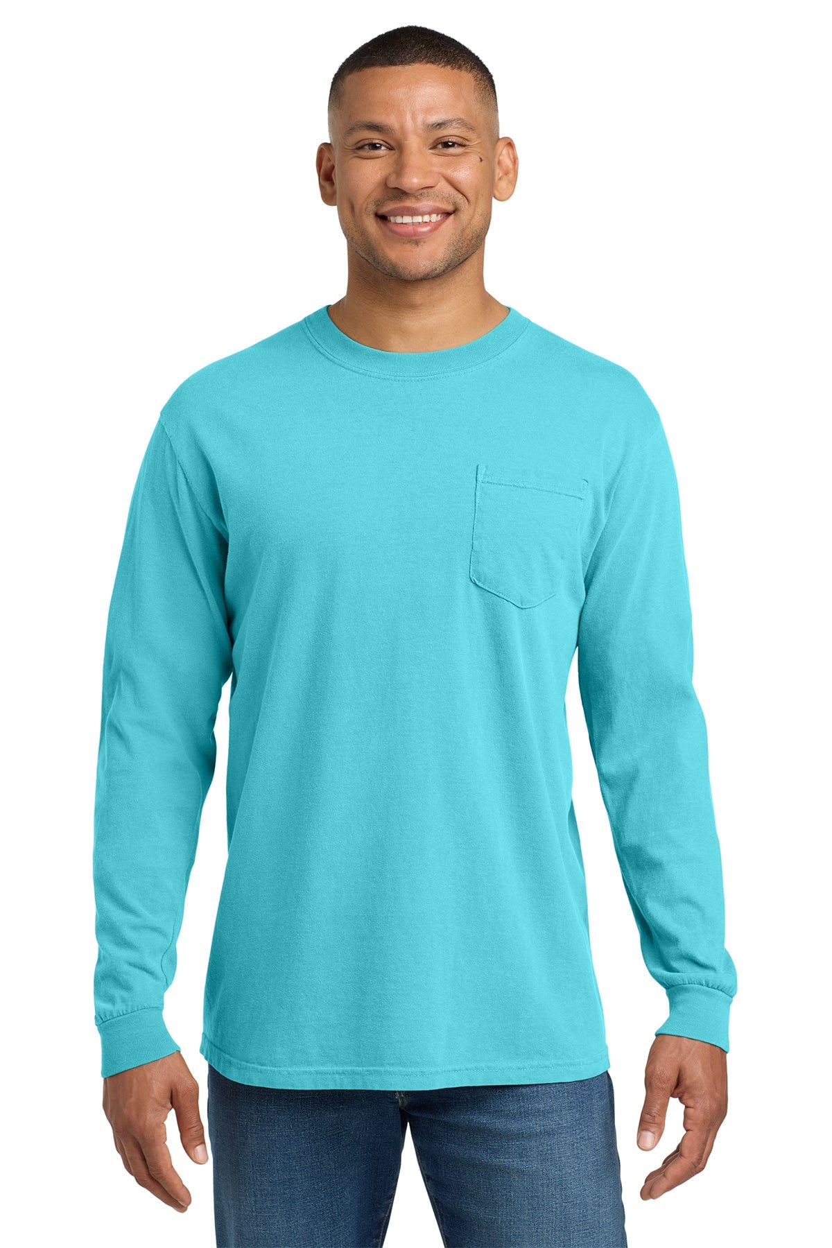 4410 - Comfort Colors Heavyweight Ring Spun Long Sleeve Pocket - Phoenix Signs & Graphics