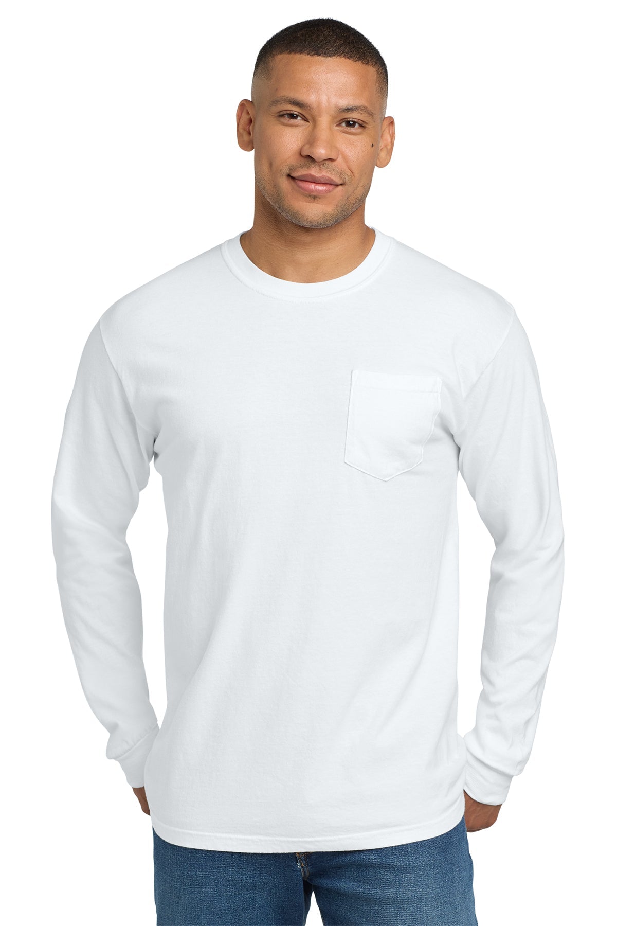 4410 - Comfort Colors Heavyweight Ring Spun Long Sleeve Pocket - Phoenix Signs & Graphics