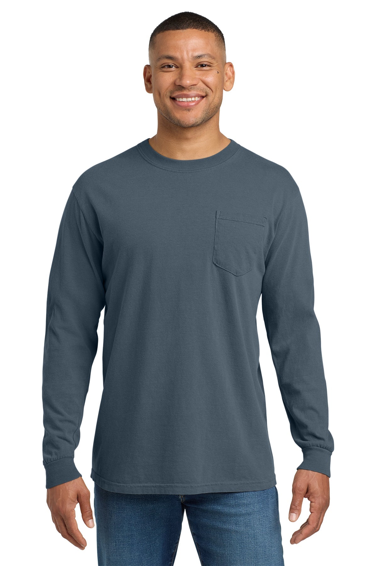 4410 - Comfort Colors Heavyweight Ring Spun Long Sleeve Pocket - Phoenix Signs & Graphics