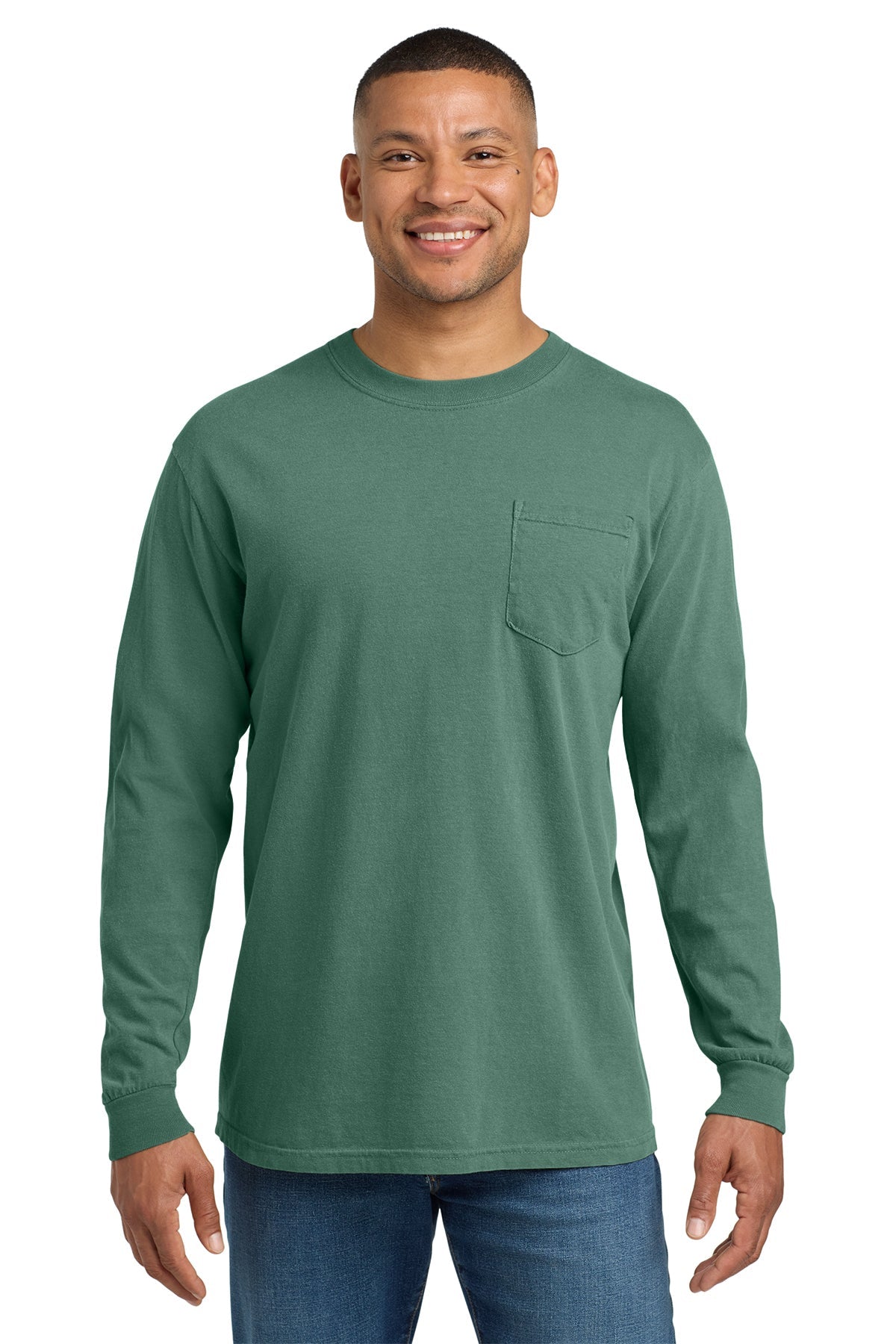 4410 - Comfort Colors Heavyweight Ring Spun Long Sleeve Pocket - Phoenix Signs & Graphics
