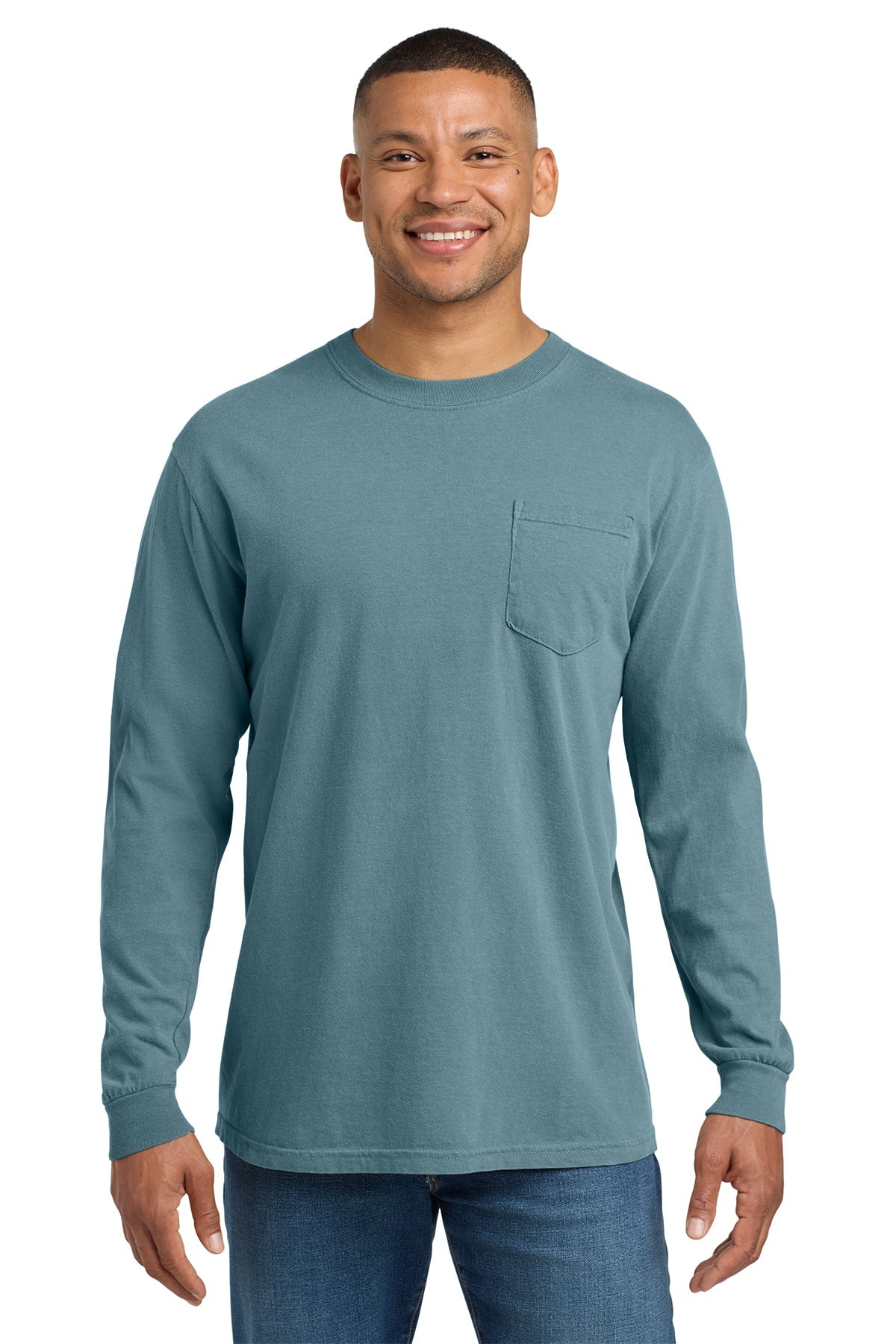 4410 - Comfort Colors Heavyweight Ring Spun Long Sleeve Pocket - Phoenix Signs & Graphics