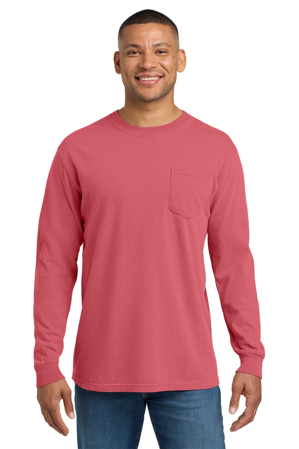 4410 - Comfort Colors Heavyweight Ring Spun Long Sleeve Pocket - Phoenix Signs & Graphics