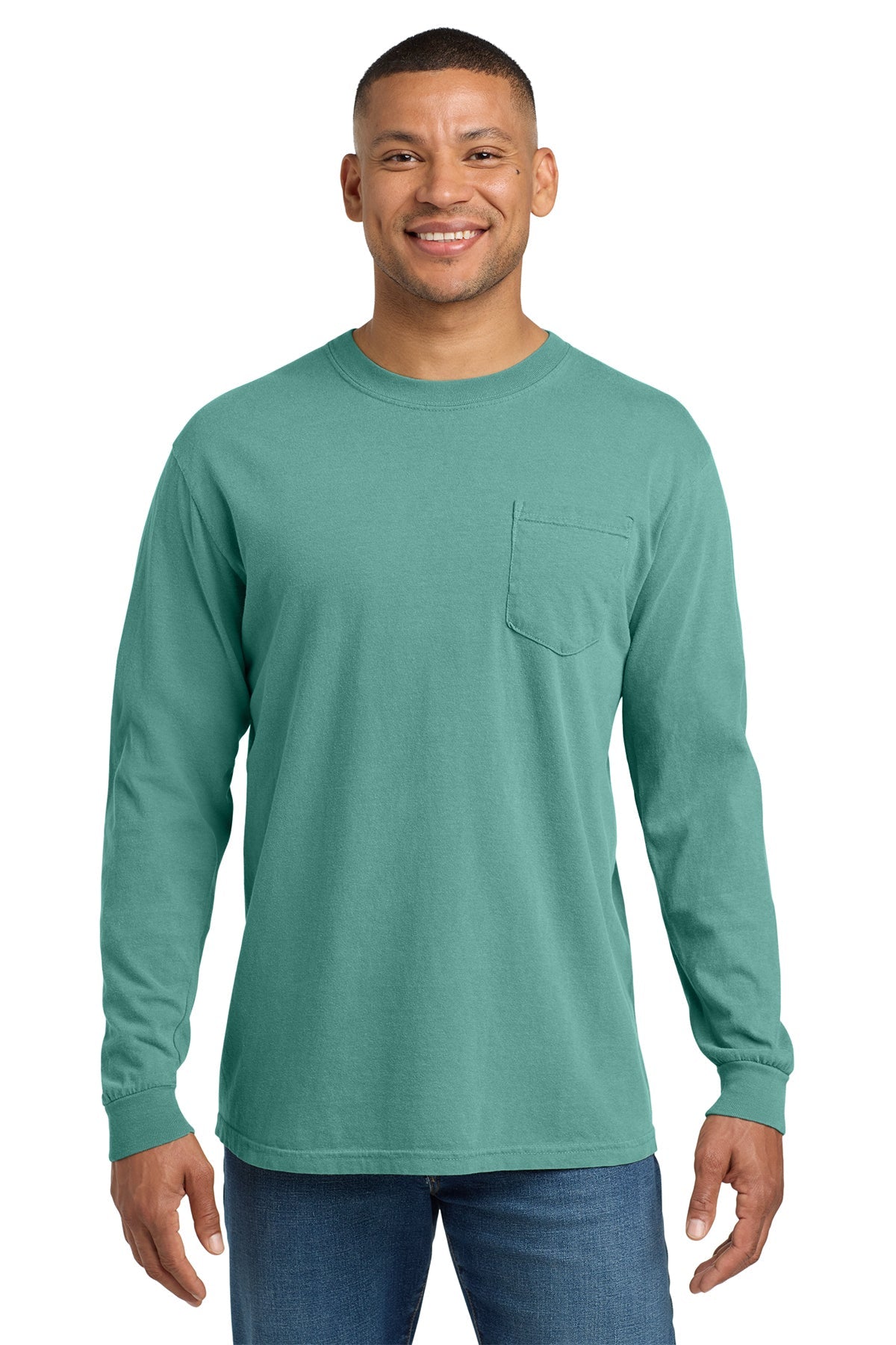 4410 - Comfort Colors Heavyweight Ring Spun Long Sleeve Pocket - Phoenix Signs & Graphics