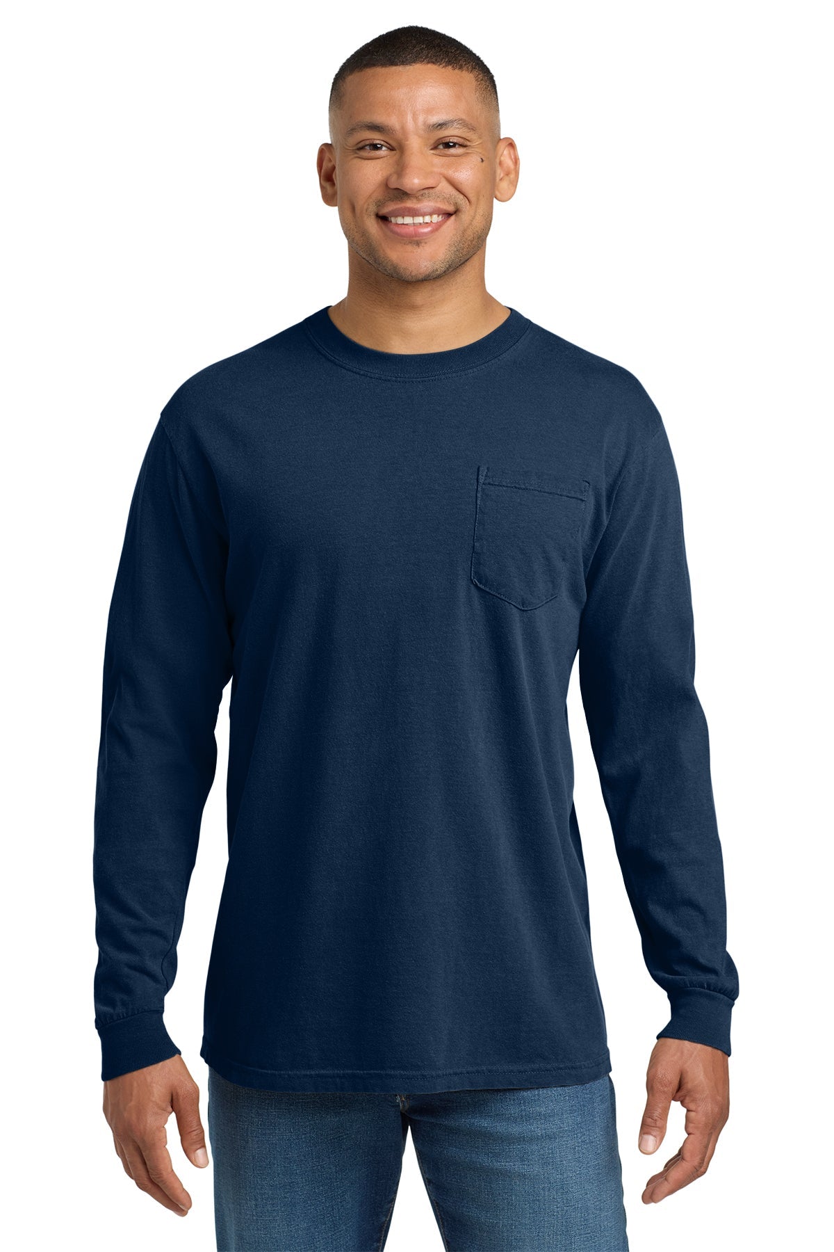 4410 - Comfort Colors Heavyweight Ring Spun Long Sleeve Pocket - Phoenix Signs & Graphics