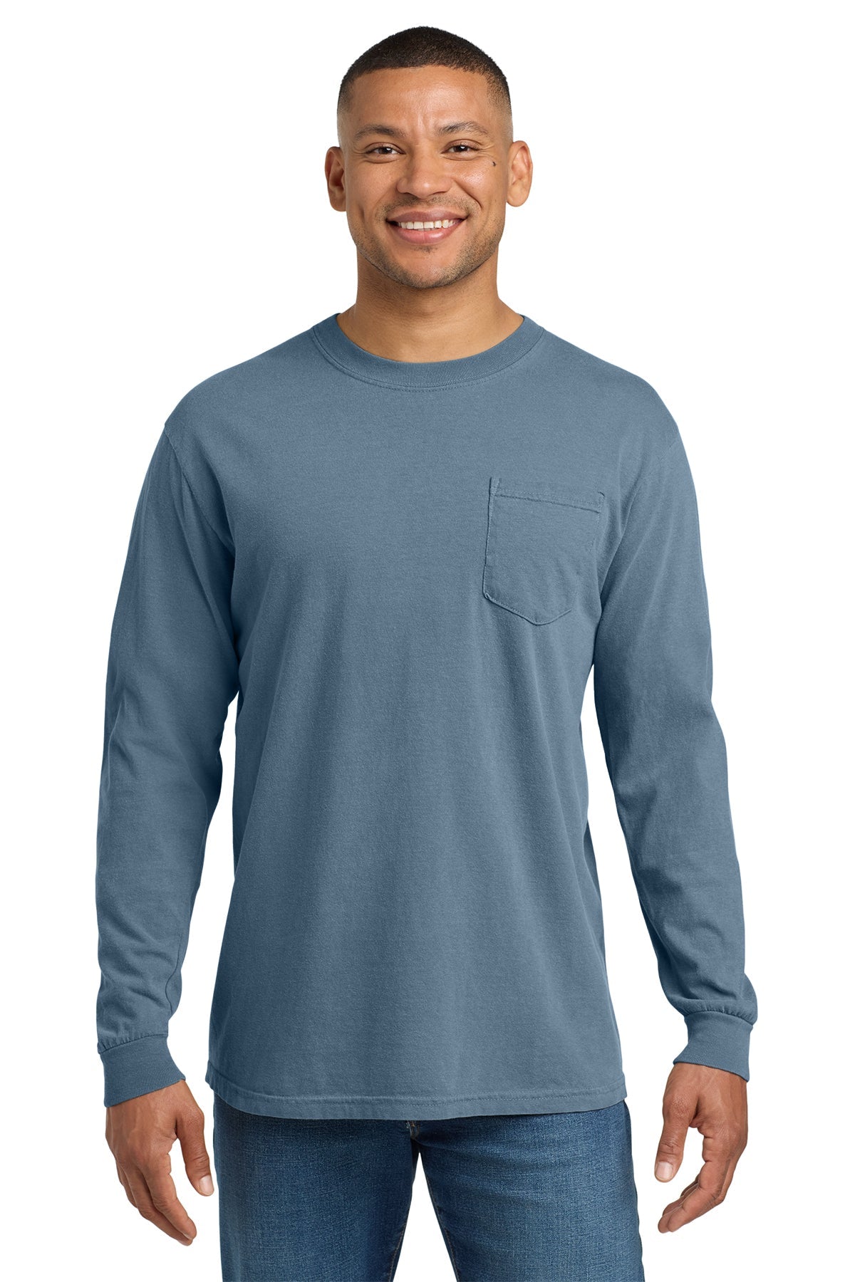 4410 - Comfort Colors Heavyweight Ring Spun Long Sleeve Pocket - Phoenix Signs & Graphics