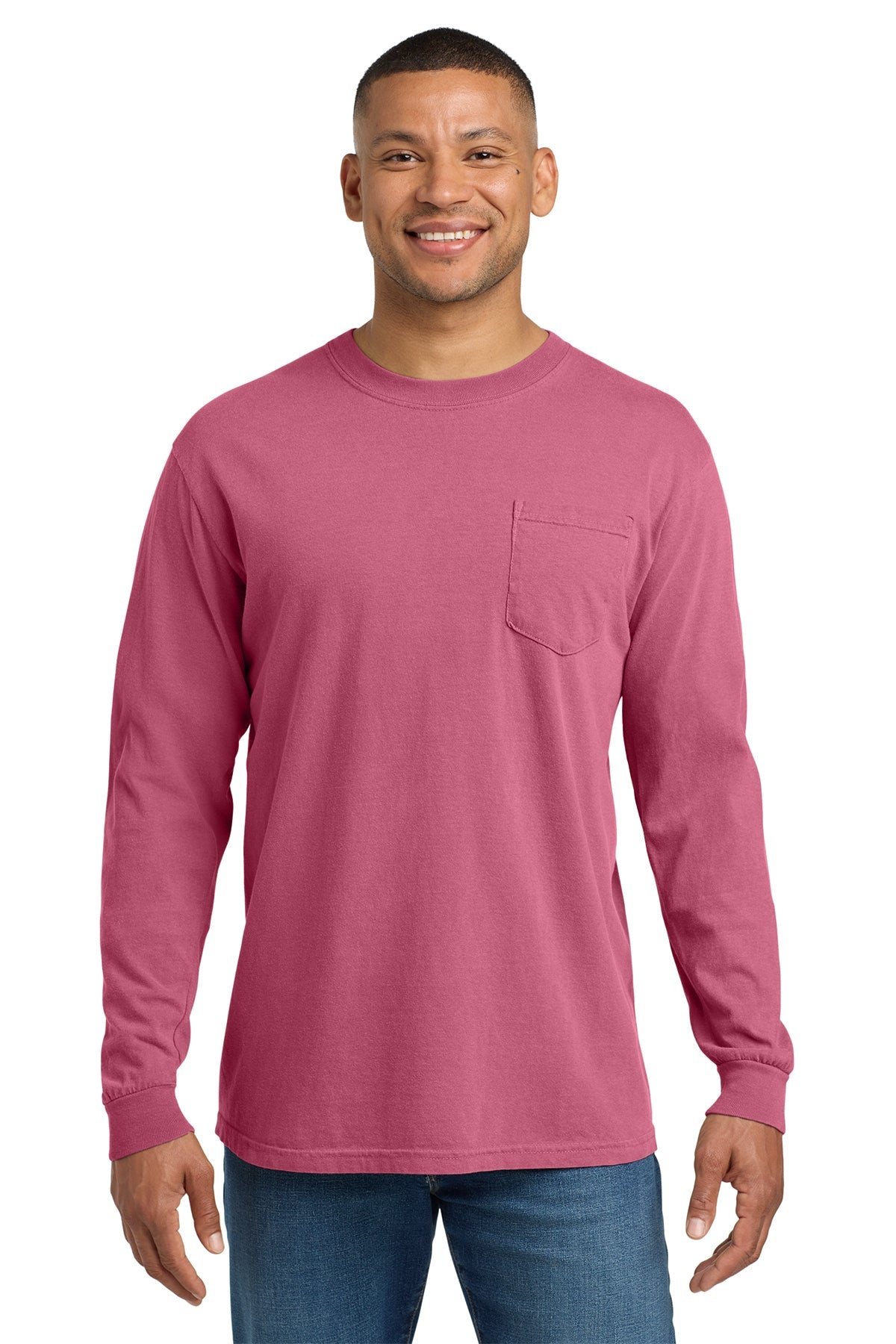 4410 - Comfort Colors Heavyweight Ring Spun Long Sleeve Pocket - Phoenix Signs & Graphics