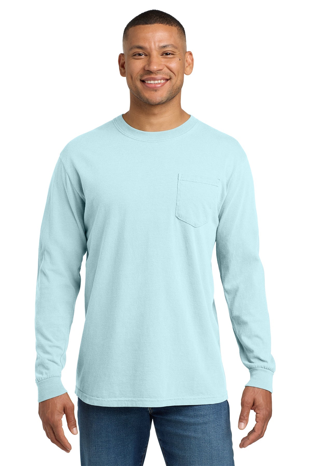 4410 - Comfort Colors Heavyweight Ring Spun Long Sleeve Pocket - Phoenix Signs & Graphics