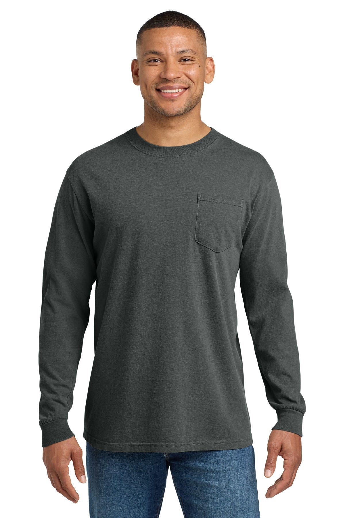 4410 - Comfort Colors Heavyweight Ring Spun Long Sleeve Pocket - Phoenix Signs & Graphics