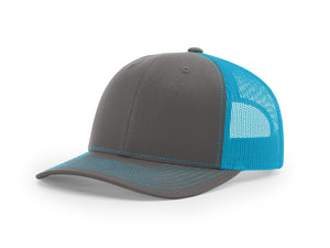 Charcoal / Neon Blue