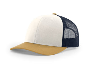 Cream / Navy / Amber Gold