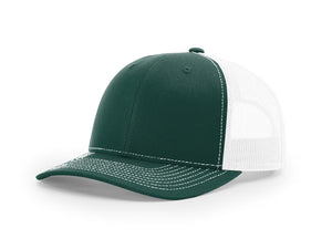 Dark Green / White