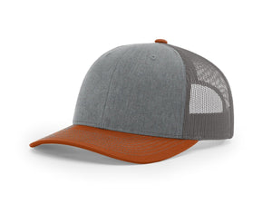 Heather Grey / Charcoal / Dark Orange