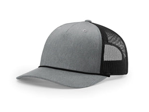 Heather Grey / Black / Black