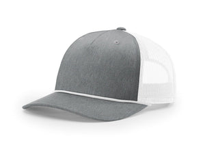 Heather Grey / White / White