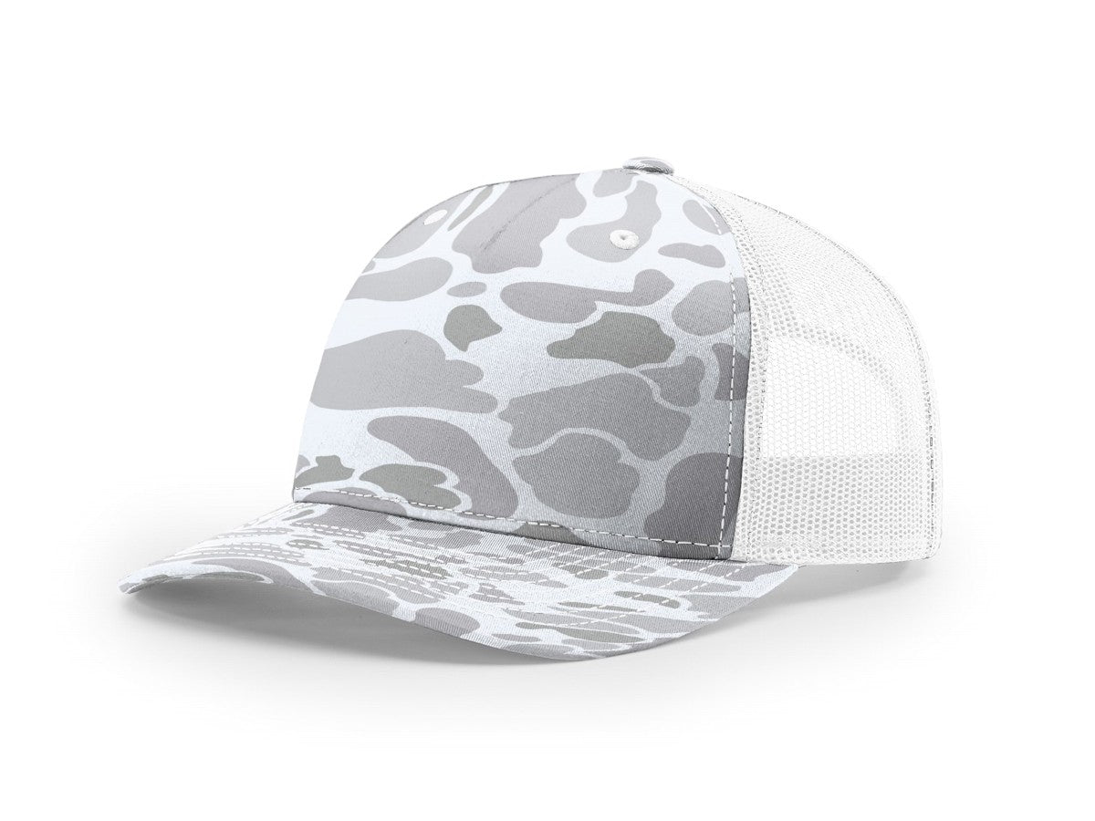 112PFP Richardson Printed Five-Panel Trucker Hat