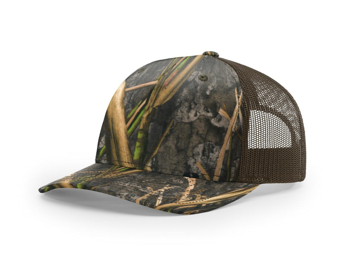 112PFP Richardson Printed Five-Panel Trucker Hat