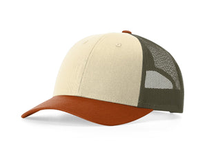 Cream / Loden / Dark Orange