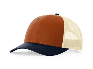 Dark Orange / Birch / Patriot Blue