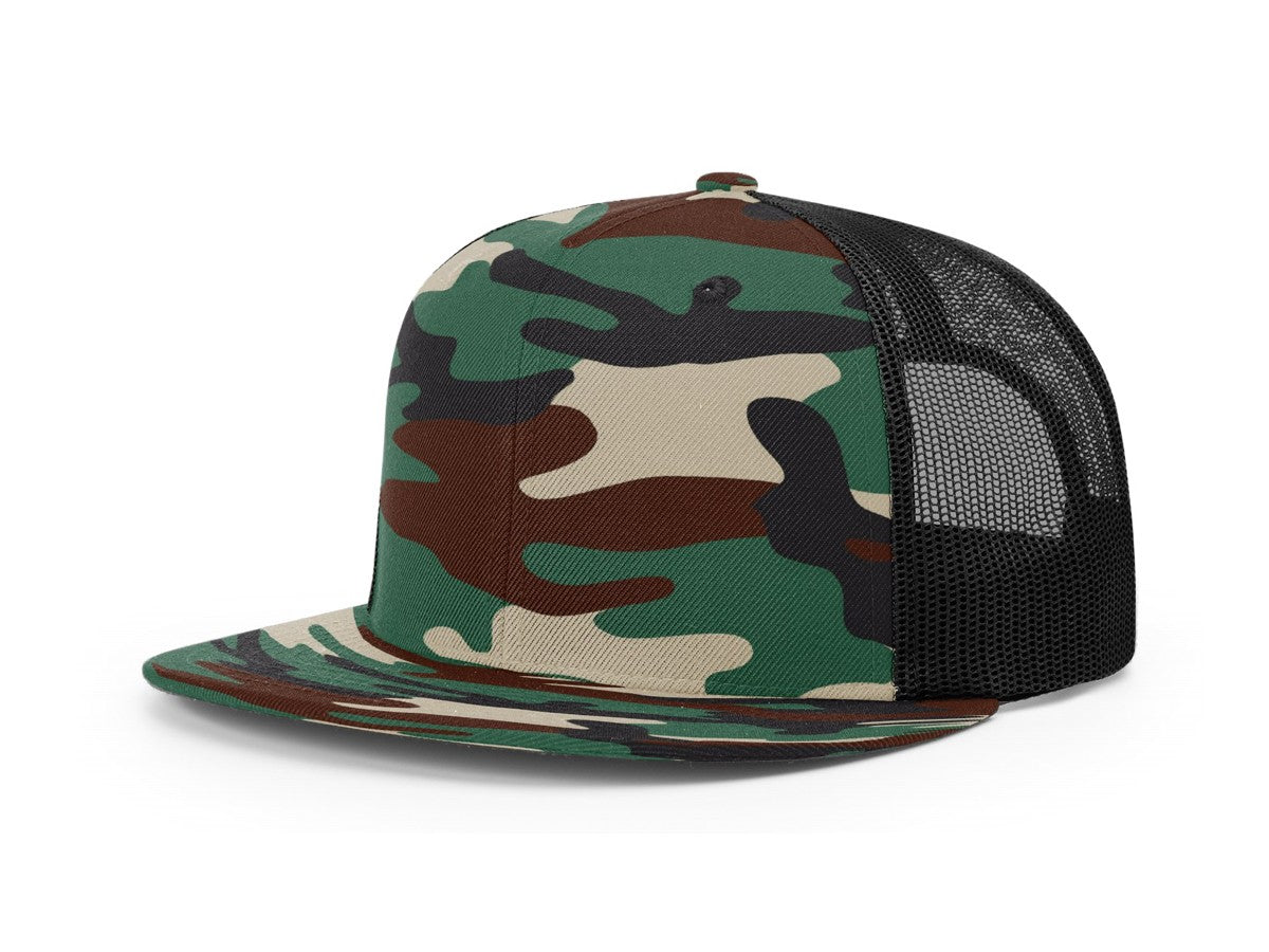 511 Richardson Acrylic-Wool Blend Flatbill Trucker