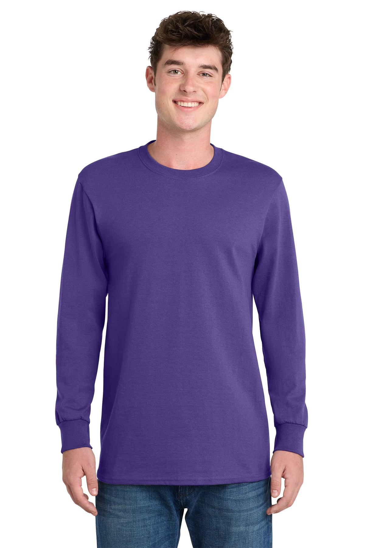 PC61LS  Port & Co Long Sleeve Essential Tee