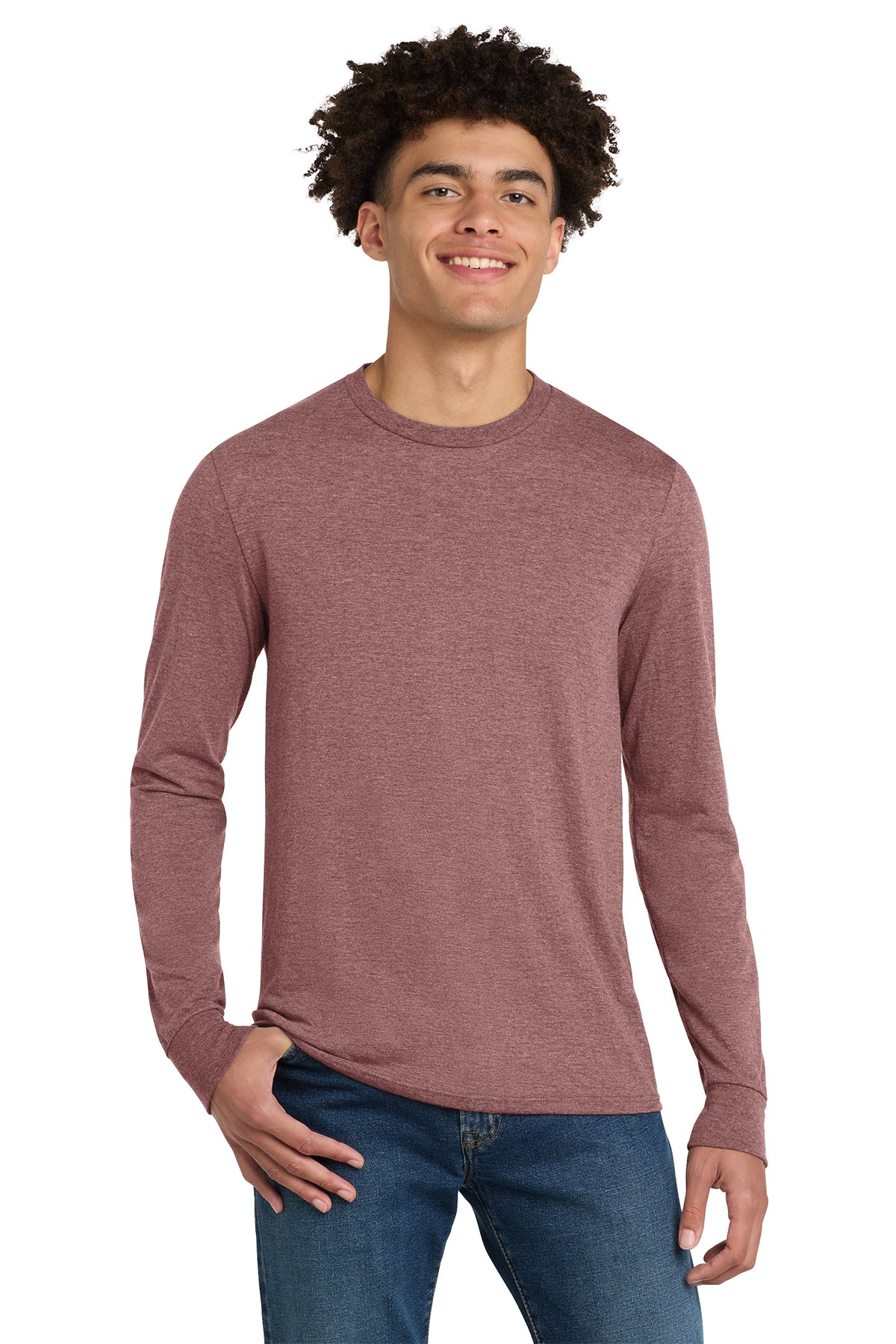 DM132 - Tri blend Long Sleeve Tee