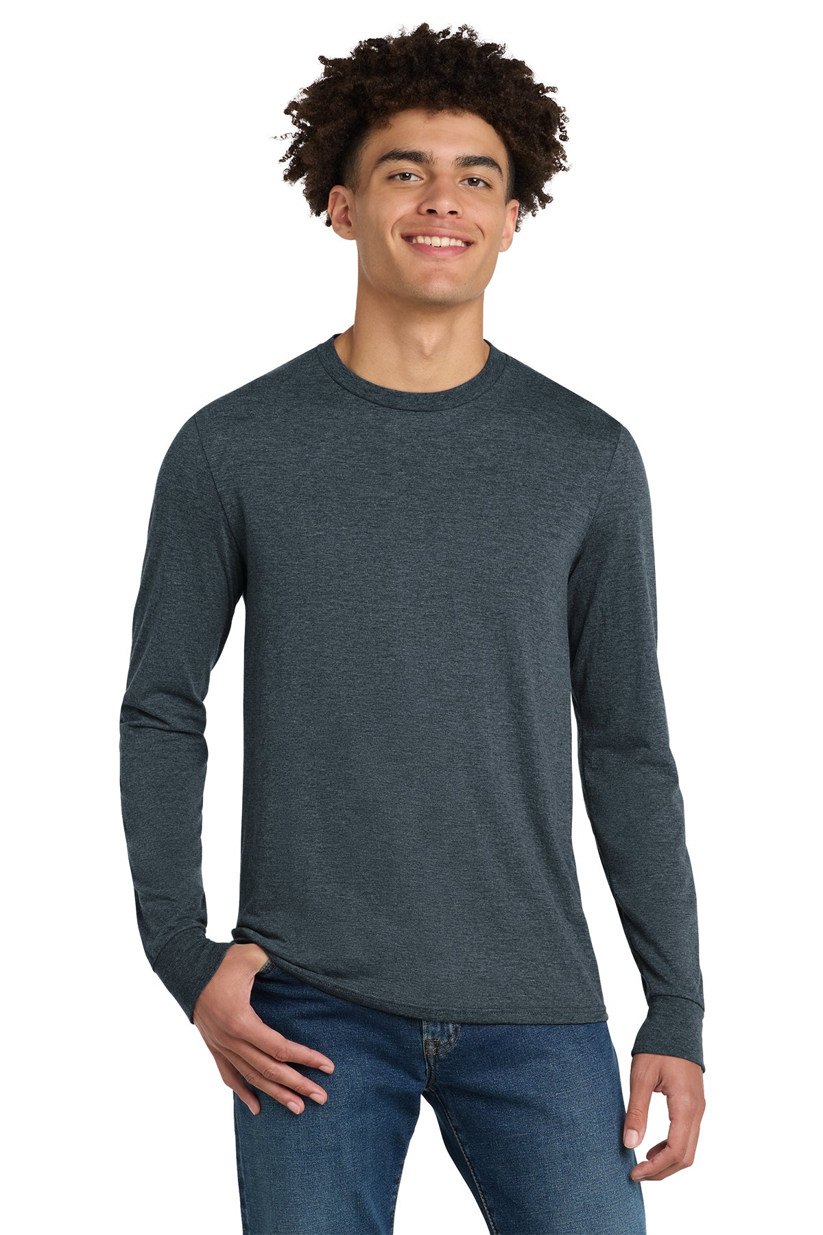 DM132 - Tri blend Long Sleeve Tee
