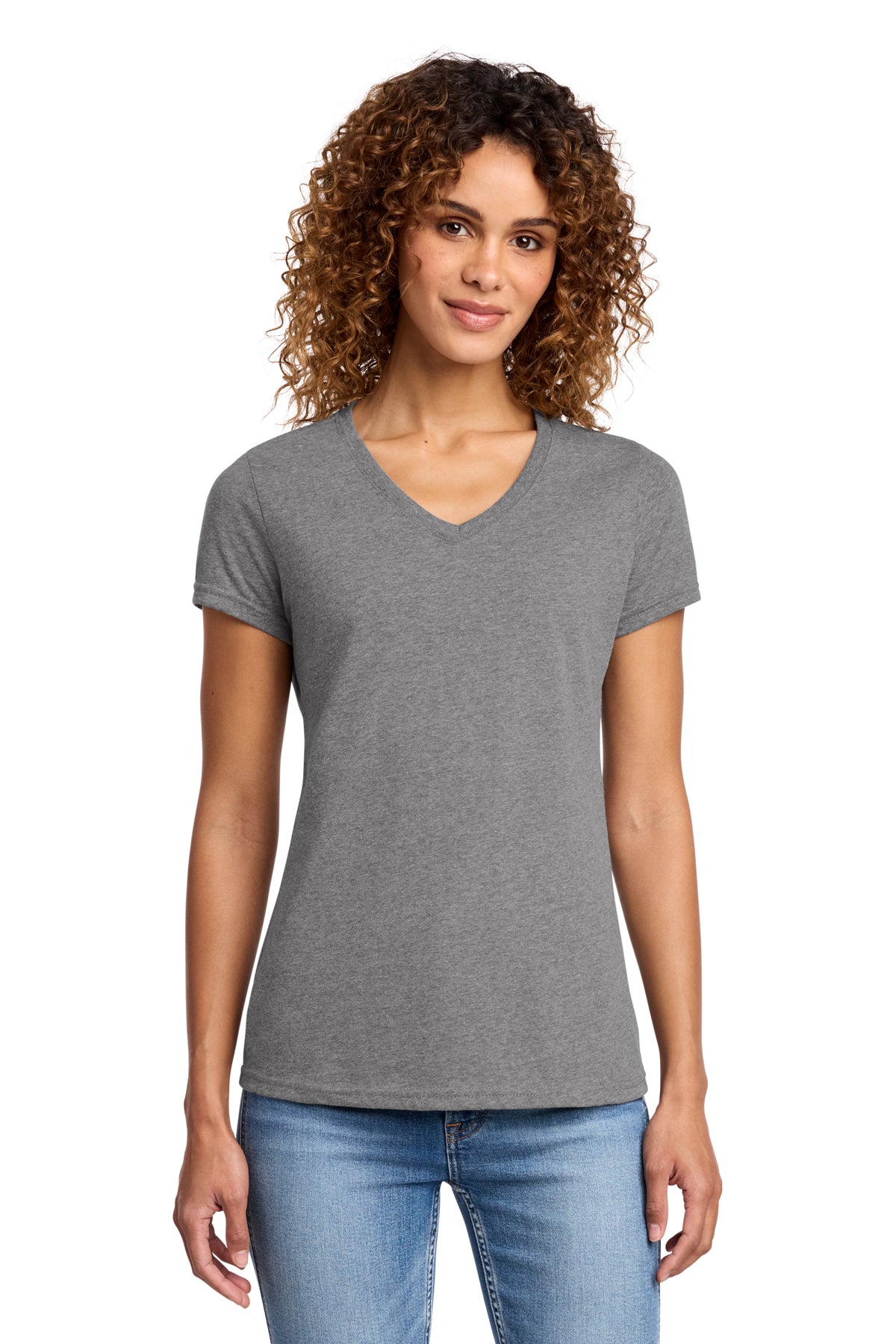 LPC455V Port & Co Women's Fan Favorite Blend V-Neck Tee