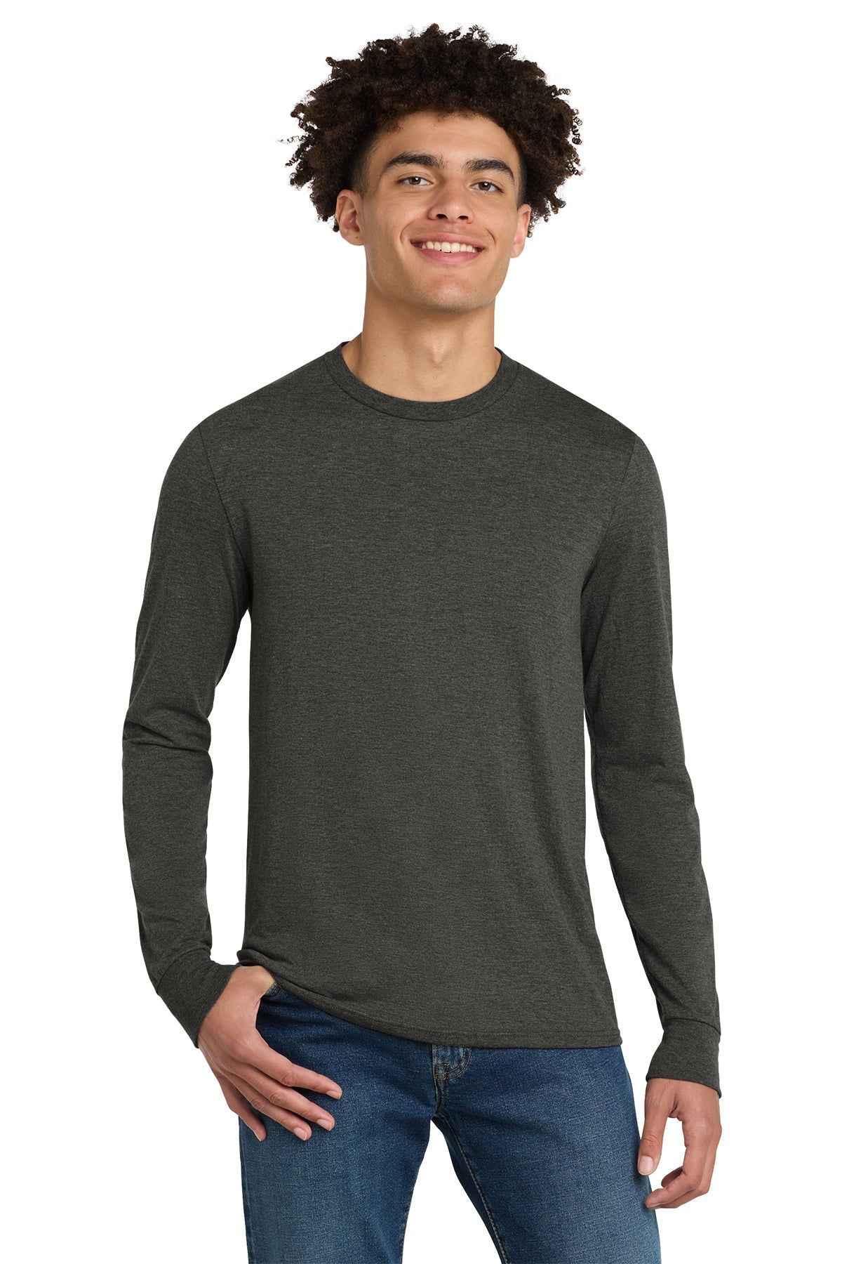 DM132 - Tri blend Long Sleeve Tee - Phoenix Signs & Graphics