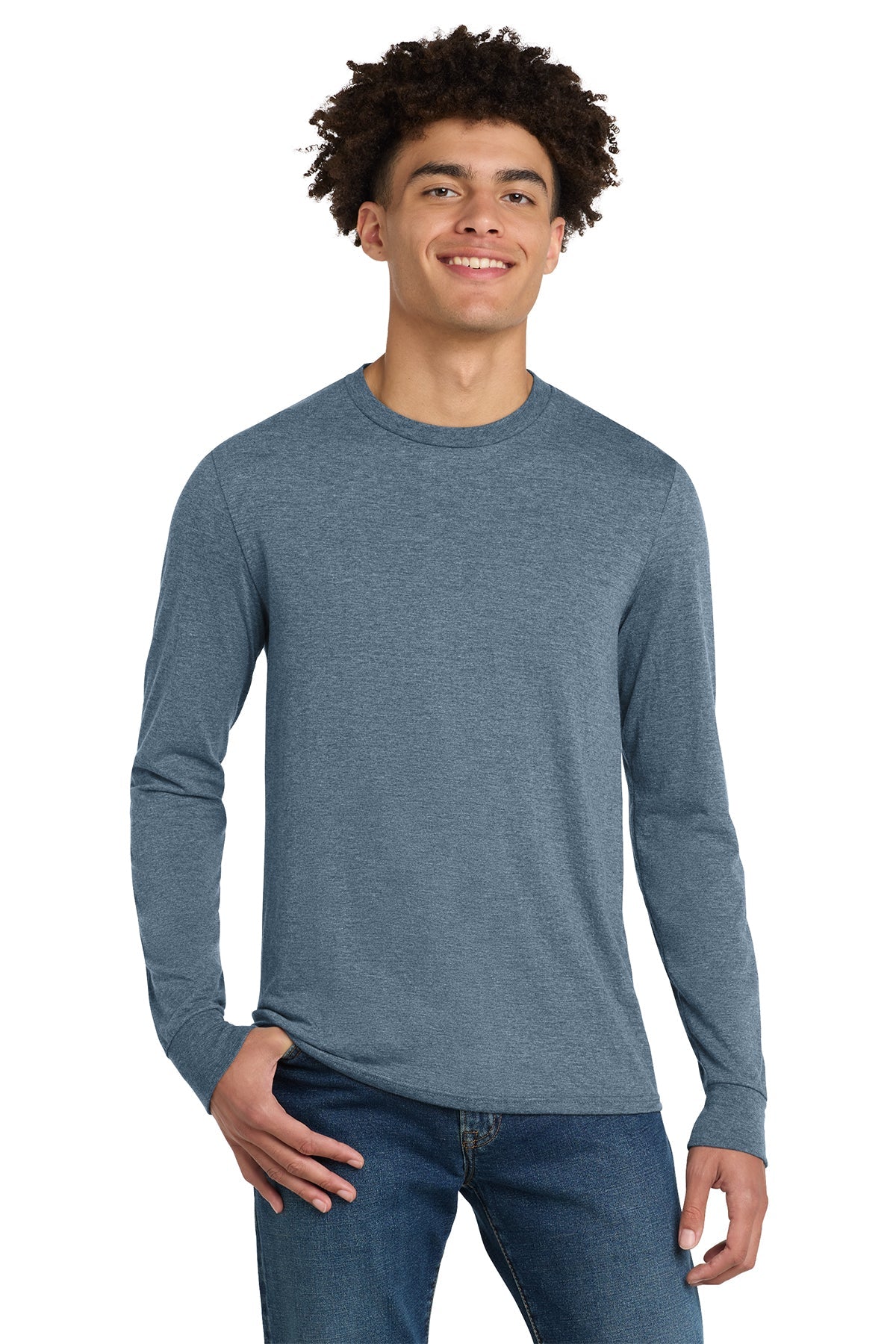 DM132 - Tri blend Long Sleeve Tee - Phoenix Signs & Graphics