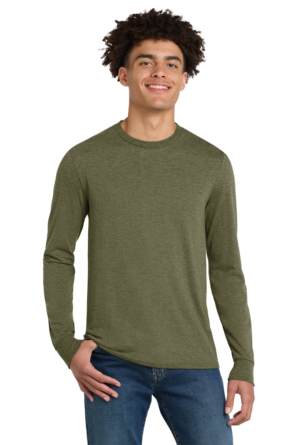 DM132 - Tri blend Long Sleeve Tee - Phoenix Signs & Graphics