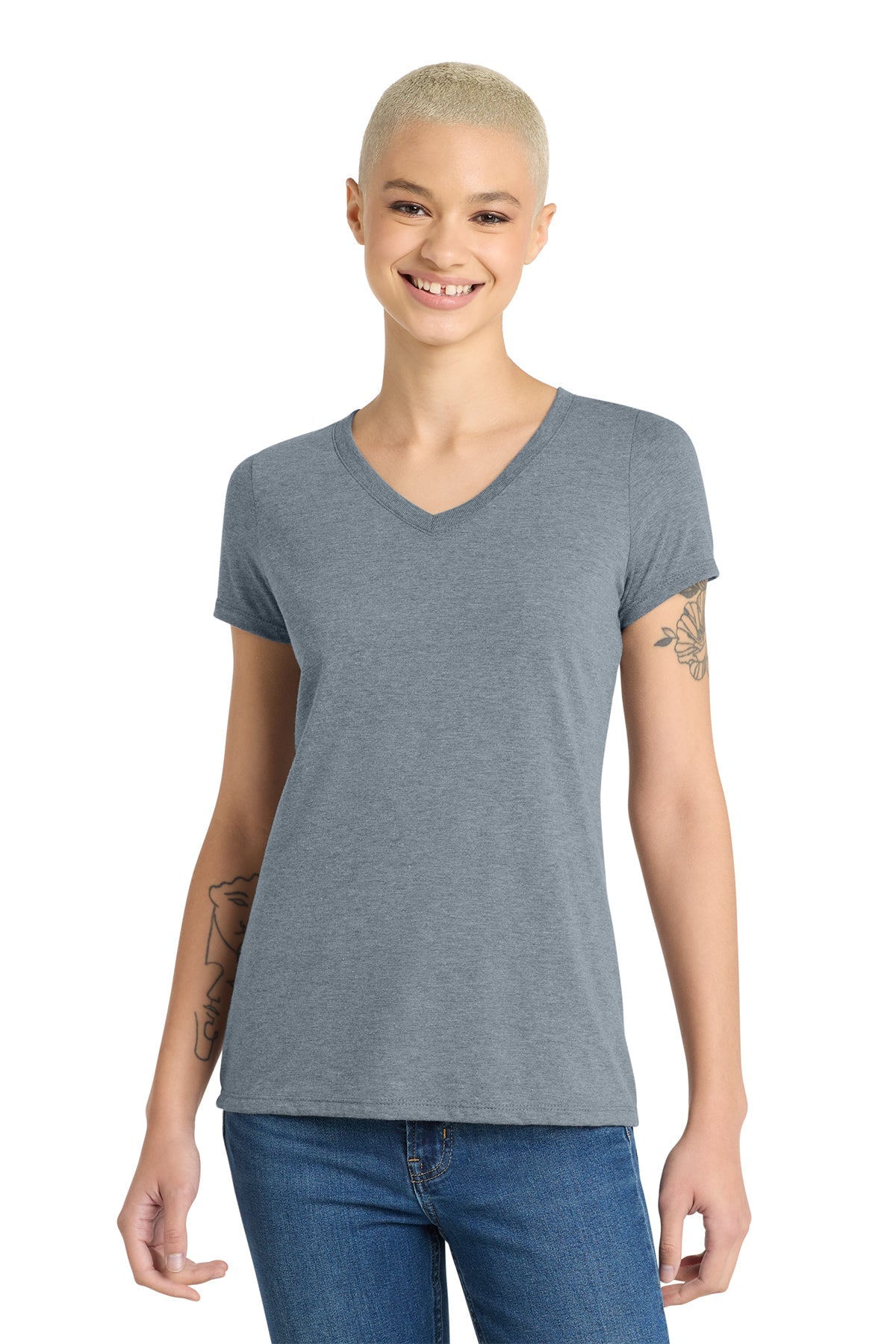DM1350L District Women’s Perfect Tri V-Neck Tee - Phoenix Signs & Graphics