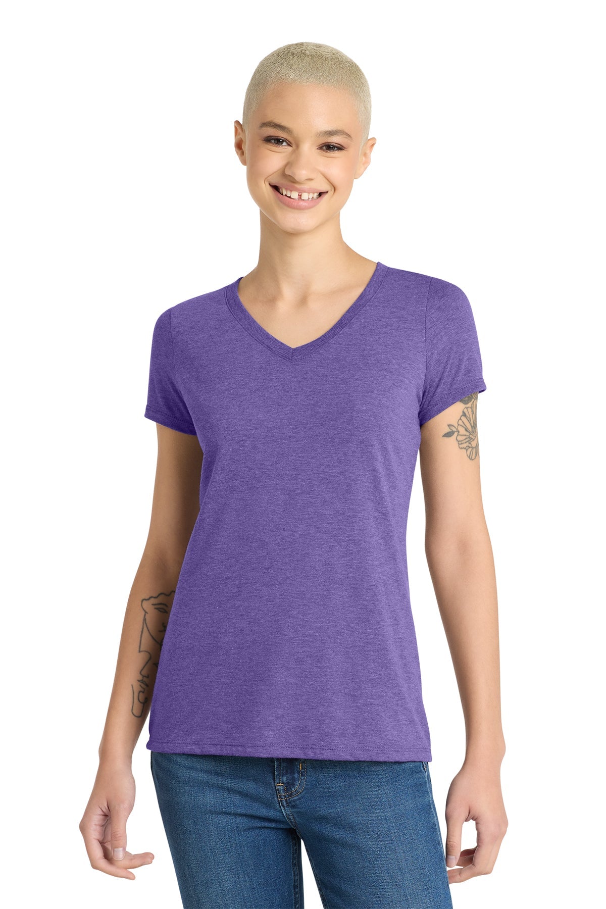DM1350L District Women’s Perfect Tri V-Neck Tee - Phoenix Signs & Graphics
